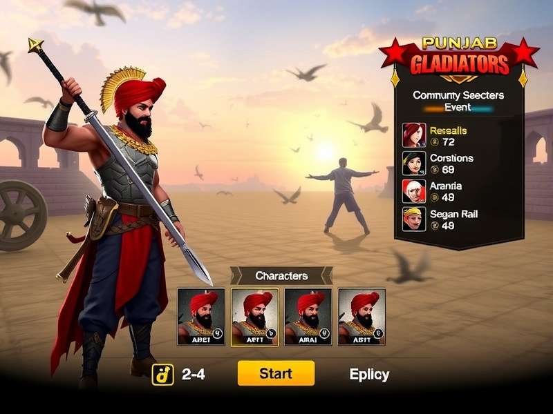 Punjab Gladiators gameplay screenshot